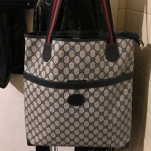 💙Gucci Supreme RARE Vintage tote Handbag